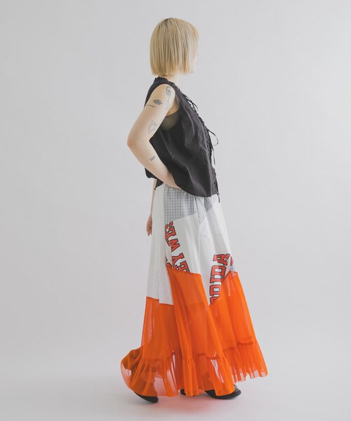 THE GOODLAND MARKET（ザグッドランドマーケット）の「DEAR EPISODE　655 SKIRT（スカート・レディース・ORANGE1/ORANGE2・Free）」の9枚目の写真
