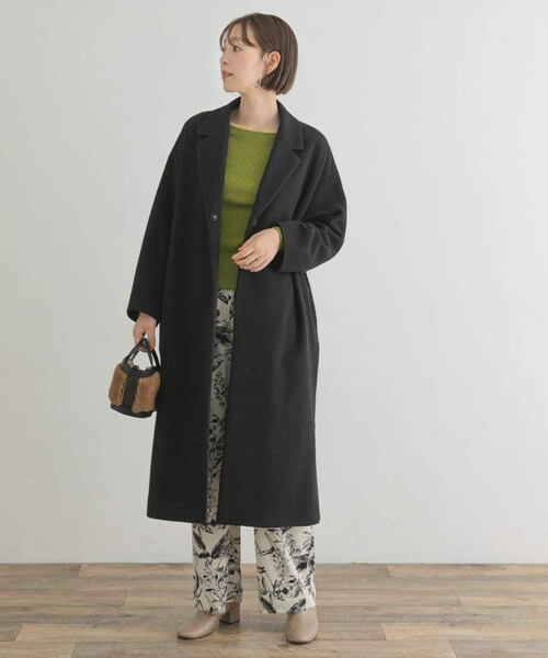 URBAN RESEARCH ROSSO（アーバンリサーチロッソ）の「F by ROSSO　サーモライトチェスターコート（チェスターコート・レディース・BROWN/GREIGE/BLACK・FREE）」の10枚目の写真