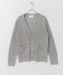 URBAN RESEARCH Sonny Label | トップカラーリネンカーディガン∴(カーディガン/ボレロ)