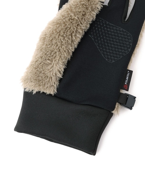ADAM ET ROPE'(アダムエロペ)の「【J'aDoRe・一部店舗限定】【THE NORTH FACE】ヴァーサロフトイーティップ グローブ(手袋・レディース・ブラック/ベージュ系・M/S)」の14枚目の写真