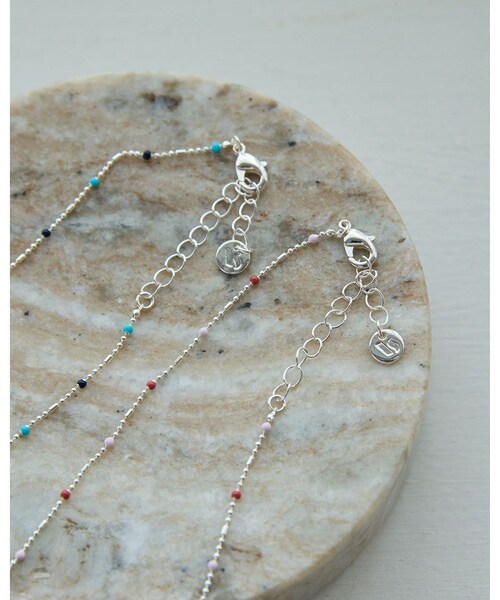VIS(ビス)の「カラーチェーンネックレス(ネックレス・レディース・ブルー系/ピンク系・F)」の7枚目の写真