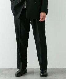 『イージーケア』LIFE STYLE TAILOR　ストレッチオックス2タックパンツ