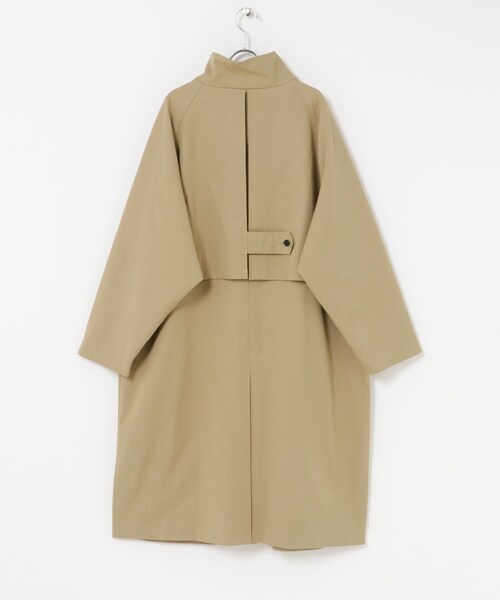 URBAN RESEARCH DOORS（アーバンリサーチドアーズ）の「『撥水』BACKヨークスタンドカラーコート（テーラードジャケット・レディース・L.BEIGE/BEIGE・Free）」の17枚目の写真