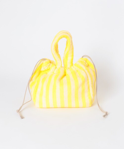 URBAN RESEARCH（アーバンリサーチ）の「BONGUSTA　NARAM HANDBAG（ハンドバッグ・レディース・P NEON YEL/CAMEL U/CREAM INK・-）」の4枚目の写真