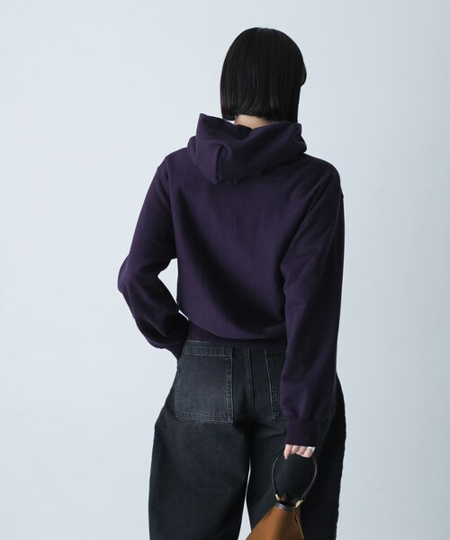 かぐれ（カグレ）の「blurhmsROOTSTOCK　Soft＆Hard Sweat Hoodie Pullover（パーカー・レディース・HeatherWh/DarkPurple・0）」の21枚目の写真