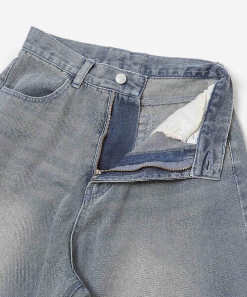 ITEMS URBANRESEARCH（アイテムズ アーバンリサーチ）の「デニムコクーンパンツ（デニムパンツ・レディース・WASHBLU/BLK・S/M）」の21枚目の写真