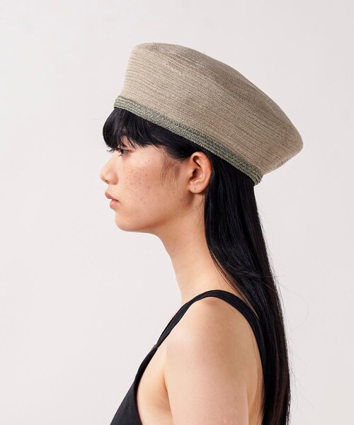 URBAN RESEARCH(アーバンリサーチ)の「La Maison de Lyllis CONK(ハンチング/ベレー帽・レディース・BLACK/SAGE・FREE)」の2枚目の写真