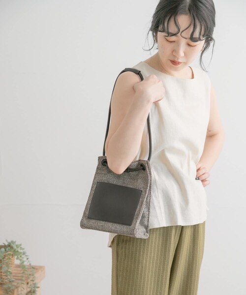 ITEMS URBANRESEARCH（アイテムズ アーバンリサーチ）の「ザツザイ2WAYミニトート（トートバッグ・レディース・OFF/CHA/BEG・-）」の13枚目の写真