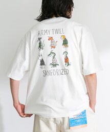 URBAN RESEARCH Sonny Label | 『別注』ARMY TWILL×Sonny Label Print T-shirts(Tシャツ/カットソー)