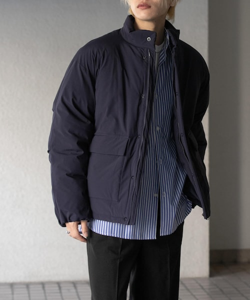 SENSE OF PLACE by URBAN RESEARCH(センスオブプレイスバイアーバンリサーチ)の「バルーンパデッドブルゾン(テーラードジャケット・メンズ・BLACK/NAVY/YELLOW・M/L)」の2枚目の写真