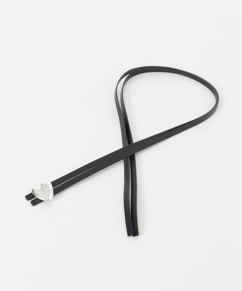 URBAN RESEARCH(アーバンリサーチ)の「A VACATION HEART W SILVER BELT(ベルト・レディース・BLK BLK/IVO GRAY・-)」の8枚目の写真