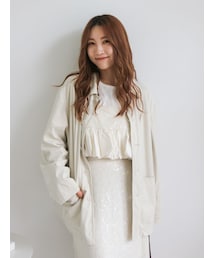 Ungrid（アングリッド）の「フェイクスウェードジャケット（ブルゾン）」