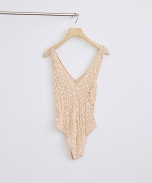ADAM ET ROPE'（アダムエロペ）の「【J'aDoRe・一部店舗限定】【Baserange（ベースレンジ）】CRESCENT BODY（その他アンダーウェア/インナー・レディース・ベージュ系・S）」の3枚目の写真