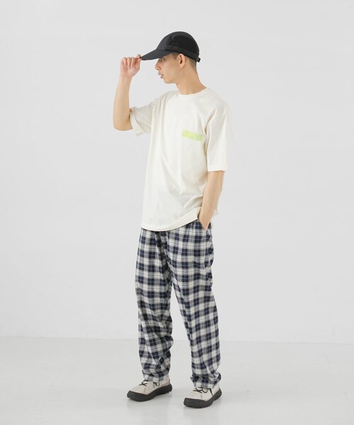 EKAL（エカル）の「『UR TECH ひやサラクール』プリントボックスTシャツ（Tシャツ/カットソー・メンズ・ホワイト/ブラック・M/L）」の8枚目の写真