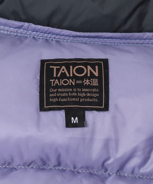 EKAL(エカル)の「TAION 別注ダウンベスト(ベスト・メンズ・DARK GREY/KHAKI・M/L)」の10枚目の写真