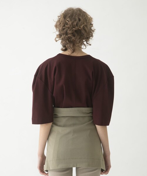 LAATO（ラート）の「puff shoulder big tee（Tシャツ/カットソー・レディース・インク/マロン/スカイ・Free）」の13枚目の写真