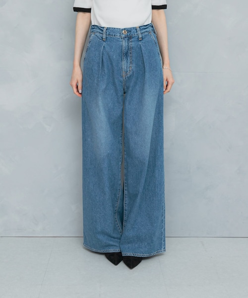 URBAN RESEARCH ROSSO（アーバンリサーチロッソ）の「NEEDBY heritage　AARON（デニムパンツ・レディース・IBARAMDBLU・24/25/26）」の4枚目の写真