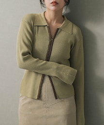 SENSE OF PLACE by URBAN RESEARCH | フロントホックエリツキコンパクトカーディガン(カーディガン/ボレロ)