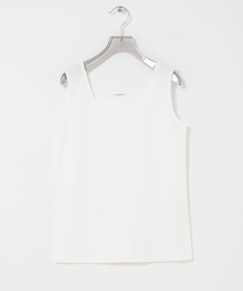URBAN RESEARCH（アーバンリサーチ）の「スクエアネックタンクトップ（タンクトップ・レディース・WHITE/BLACK/BROWN・Free）」の5枚目の写真