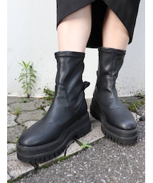 MURUA | タンクソールミドルブーツ(ブーツ)