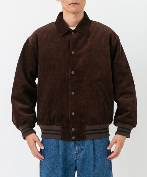 URBAN RESEARCH Sonny Label（アーバンリサーチサニーレーベル）の「『別注』GEM SPORTSWEAR×Sonny Label　コーデュロイパデッドブルゾン（ブルゾン・メンズ・ダークブラウン/ネイビー・M/L）」の19枚目の写真