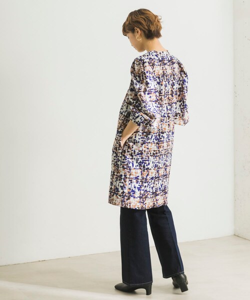 URBAN RESEARCH（アーバンリサーチ）の「アートチェック柄チュニックワンピース（チュニック・レディース・BROWN系/BLACK系・FREE）」の13枚目の写真