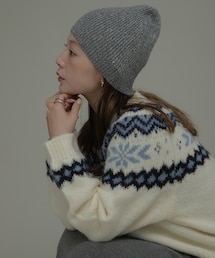 URBAN RESEARCH Sonny Label | スパンコールラメニット帽(ニットキャップ/ビーニー)