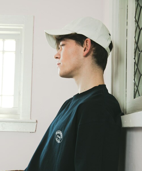 URBAN RESEARCH（アーバンリサーチ）の「『別注』BROOKS BROTHERS×UR　GF COTTON TWILL CAP（キャップ・メンズ・NAVY/WHITE/BLACK・one）」の8枚目の写真
