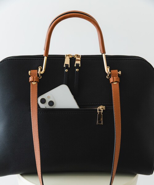RODE SKO（ロデスコ）の「『インフルエンサーayaさんコラボ』2WAYハンドバッグ（ハンドバッグ・レディース・BLACK/MOCHA/L.BEIGE・One）」の5枚目の写真