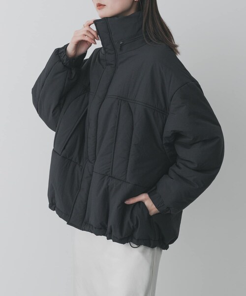 SENSE OF PLACE by URBAN RESEARCH（センスオブプレイスバイアーバンリサーチ）の「『2WAY仕様/撥水』『UR TECH』モンスターブルゾン（その他アウター・レディース・IVORY/BLACK/Y.BEIGE/BLK×GRY・one）」の8枚目の写真