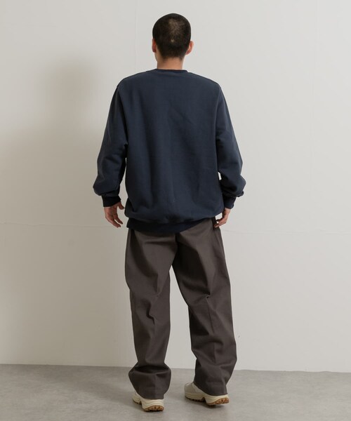 THE GOODLAND MARKET（ザグッドランドマーケット）の「Western Hydrodynamic Research　WORKER SWEAT CREW（スウェット・メンズ・15IVORY/40NAVY/01BLACK・M/XL）」の21枚目の写真