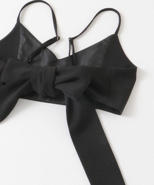 SENSE OF PLACE by URBAN RESEARCH（センスオブプレイスバイアーバンリサーチ）の「バックリボンビスチェ（その他トップス・レディース・BLACK/BEIGE・one）」の10枚目の写真