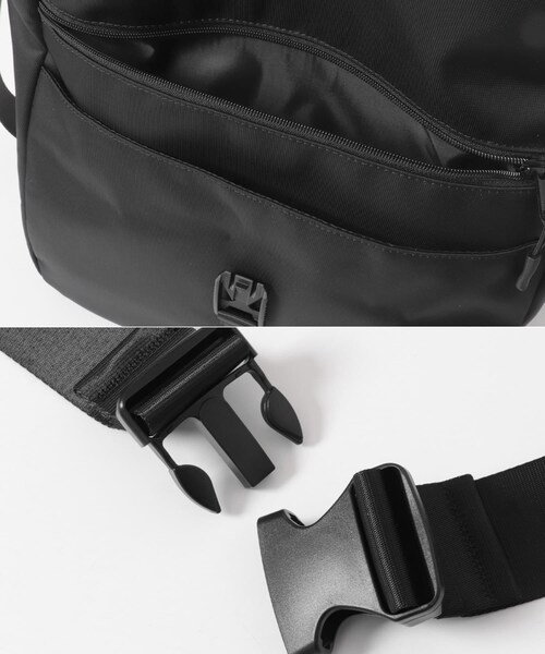 RODE SKO（ロデスコ）の「撥水フィドロックショルダーバッグ L（ショルダーバッグ・メンズ・BLACK/KHAKI・L）」の10枚目の写真