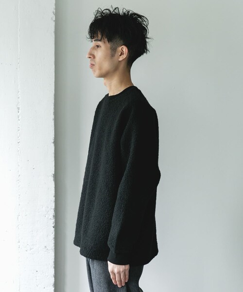 URBAN RESEARCH DOORS（アーバンリサーチドアーズ）の「ラグランスリーブブークレー プルオーバー（Tシャツ/カットソー・メンズ・BROWN/BLACK・M/L）」の15枚目の写真