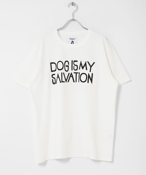 EKAL(エカル)の「TACOMA FUJI RECORDS DOG IS MY SALVATION Pocket T-SHIRTS(Tシャツ/カットソー・メンズ・WHITE/H. GRAY・M/L/XL)」の3枚目の写真
