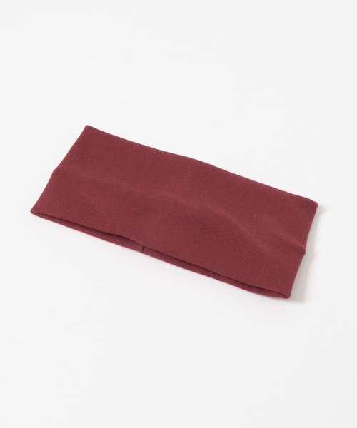URBAN RESEARCH（アーバンリサーチ）の「decor『デコール』　Wide Hairband（ヘアバンド・レディース・CHARCOAL/BLACK/BROWN/OFF/BURGUNDY/SAX・-）」の6枚目の写真