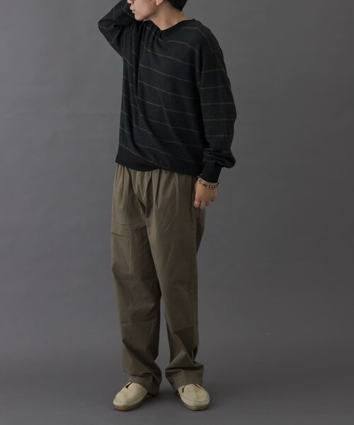 URBAN RESEARCH DOORS(アーバンリサーチドアーズ)の「FORK&SPOON イージーチノパンツ(チノパンツ・メンズ・BLACK/SAGE・4/5)」の20枚目の写真