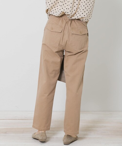 URBAN RESEARCH Sonny Label（アーバンリサーチサニーレーベル）の「ベイカーチノパンツ（チノパンツ・レディース・アイボリー/カーキ/キャメル/ネイビー・36/38）」の16枚目の写真