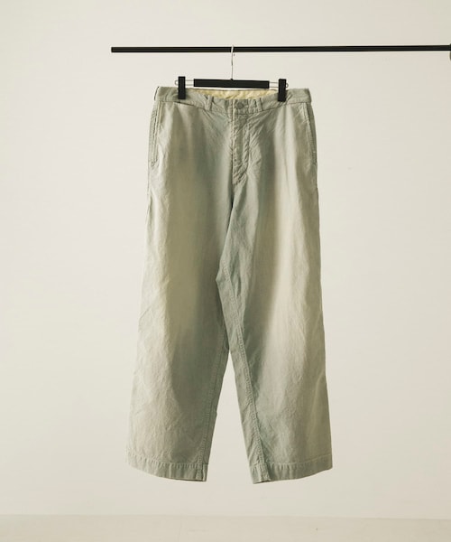 A PRESSE　Indigo Pin Check Work Pants