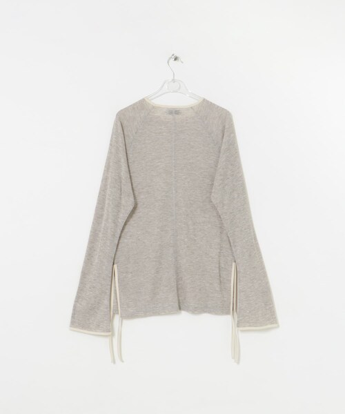 LAATO（ラート）の「piping sheer tee（Tシャツ/カットソー・レディース・ラテ/ネズミ/ハニー・FREE）」の16枚目の写真