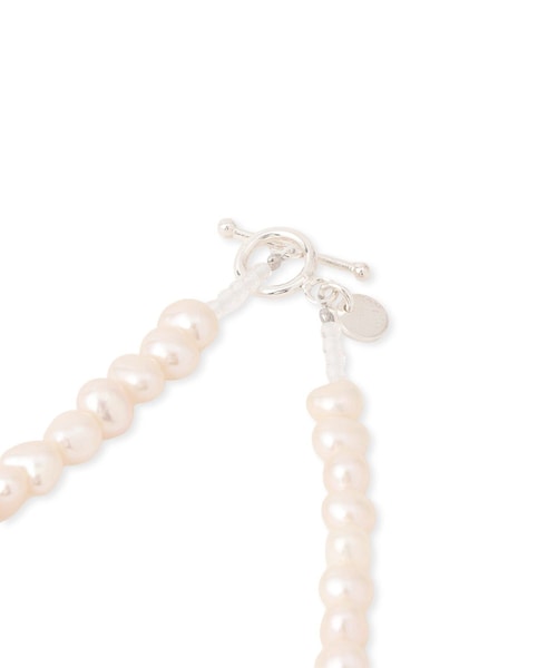 ROPE'(ロペ)の「【WEB限定】【les bonbon (ル ボンボン)】playfully pearl necklace BLUE(ネックレス・レディース・ブルー系・F)」の12枚目の写真