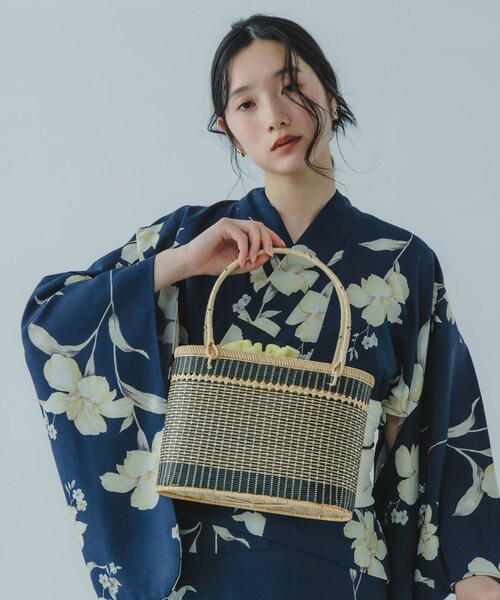 SENSE OF PLACE by URBAN RESEARCH（センスオブプレイスバイアーバンリサーチ）の「『WEB/一部店舗限定』『接触冷感/速乾』ワンピース浴衣4点セットB（その他・レディース・アヤメ/バラ/野バラ/マーガレット・One）」の17枚目の写真