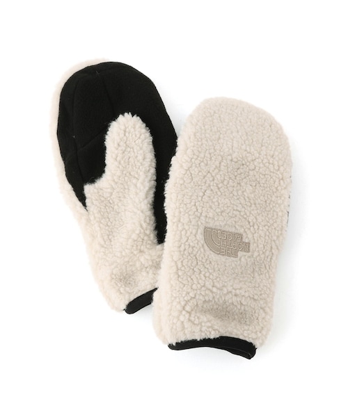 ADAM ET ROPE'（アダムエロペ）の「【J'aDoRe・一部店舗限定】【THE NORTH FACE】リバーサイド パイルミット（手袋・レディース・オフホワイト/カーキ・M/S）」の2枚目の写真