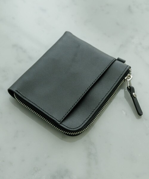URBAN RESEARCH(アーバンリサーチ)の「URBAN RESEARCH iD italianleather zipwallet(財布・メンズ・BLACK/GREEN/ORANGE/NAVY・FREE)」の5枚目の写真