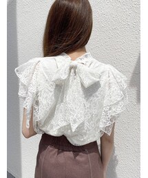 dazzlin | フリルアソートリボンブラウス(シャツ/ブラウス)