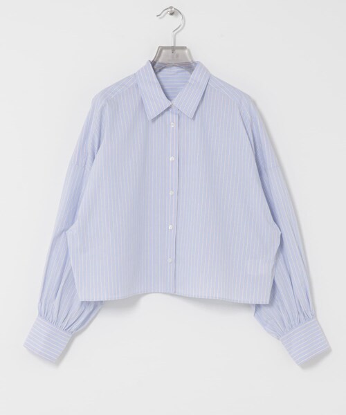 URBAN RESEARCH（アーバンリサーチ）の「スカーフ付きワイドショートシャツ（シャツ/ブラウス・レディース・SAX/STRIPE・Free）」の11枚目の写真