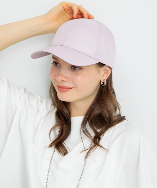 URBAN RESEARCH Sonny Label（アーバンリサーチサニーレーベル）の「UVCUTバックリボンキャップ（キャップ・レディース・ライトベージュ/ブラック/ピンク・one）」の3枚目の写真