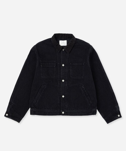 Saturdays NYC（サタデーズ ニューヨークシティ ）の「Antoine Coverall Jacket（デニムジャケット・レディース・ブラック/ブルー・L/M/S/XL）」の4枚目の写真