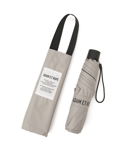 ADAM ET ROPE'（アダムエロペ）の「トート付き折り畳み傘（折りたたみ傘・レディース・ブラック/グレー/ホワイト・F）」の19枚目の写真
