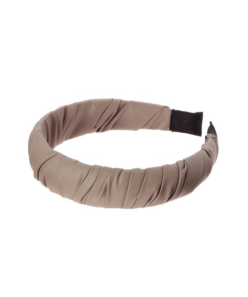 dazzlin（ダズリン）の「フェイクレザースマートカチューシャ（カチューシャ・レディース・ベージュ/カーキ/ブラウン・F）」の16枚目の写真